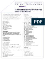 Commonly Used Ophthalmic Abbreviations (Inglés) (Articulo) Autor Amy Halloran