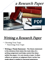 Writing A Research Paper Part 1