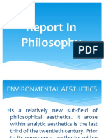 Report in Philosophy