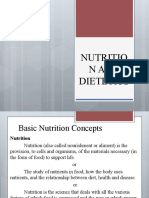 Nutritio N and Dietetics