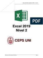Excel 2019 - Manual Nivel 2