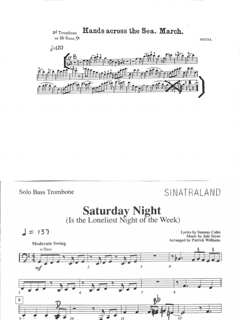 Blues Bass Trombone Audition Packet PDF