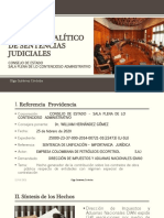 Estudio analítico de sentencias judiciales
