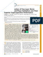 Scalable Production of Few Layer Boron Sheets