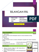 Pertemuan 1 Bilangan Riil