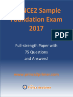 PRINCE2 Foundation Sample Paper