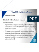 ANDE Certification: Certifications For All NDE Certificants Expire Every 5 Years