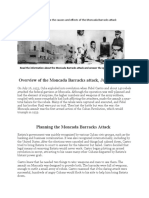 Overview of The Moncada Barracks Attack, July 26, 1953