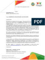 Respuesta de Solicitud de Capacitacion - Distribolívar