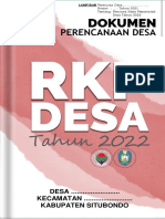 Dokumen RKP Desa Tahun 2022