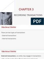 (Accounting) Chapter 3. Recording Transactions