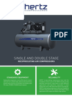 Single and Double Stage: Reciprocating Air Compressors