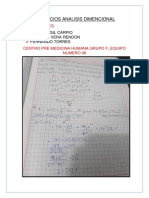 Ejercicios Analisis Dimencional Fisica