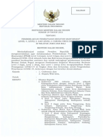 Inmendagri No 39 Tahun 2021 Tentang PPKM Level 4, Level 3, Dan Level 2 Covid 2019 Di Wilayah Jawa Dan Bali