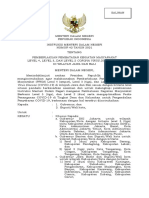 Salinan Inmendagri No 42 Tahun 2021 Tentang PPKM Level 4, Level 3, Dan Level 2 Covid 2019 Di Wilayah Jawa Dan Bali