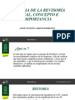 Historia de La Revisión Fiscal Concepto e Importancia