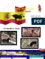 Running of The Bulls: Pamplona, Spain
