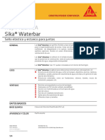 V. 14. HT Sika®️ Waterbar  REV. 04.08.14