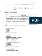 PHIL IRI PASSAGES FILIPINO Grade 1 Grade 7