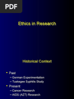 Ethics in Research Ethics in Research