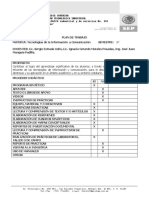 Plan de Trabajo TIC Agosto 2013