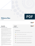 Statistics New Zealand's Māori language plan, Mahere Reo.