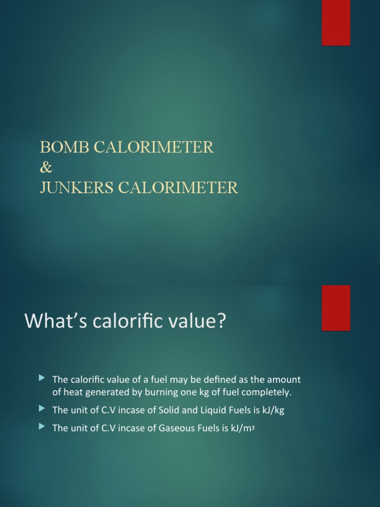 Fdocuments in Bomb Calorimeter Junkers Calorimeter PDF Nature