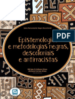 Livro Epistemologias e Metodologias Negras Descolonias e Antirracistas