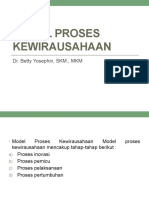 Model Proses Kewirausahaan