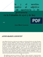 Criollo y mestizo: categorías de identidad en Colombia