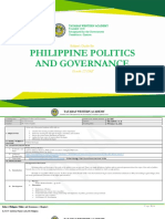 Philippine Politics and Governance: Grade 12-GAS