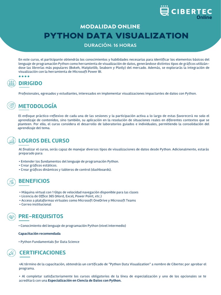 Python Data Visualization | PDF | Python (lenguaje de programación ...