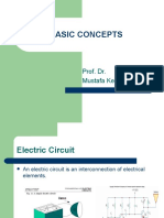 Basic Concepts: Prof. Dr. Mustafa Kemal Uyguroglu