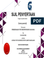 Contoh Template Sijil