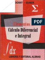 Elementos de Calculo Diferencia - Sadosky (1)