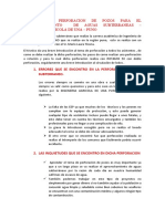 RESUMEN DE PERFORACION DE POZOS PARA EL APROVECHAMIENTO  DE AGUAS SUBTERRANEAS