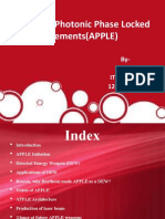 Adaptive Photonic Phase Locked Elements (APPLE) : By-Somya IT3 Year 1208213032