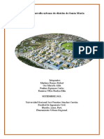 Plan de Desarrollo Urbano de Distrito de Santa María