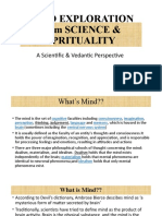 Mind Exploration From SCIENCE & Sprituality: A Scientific & Vedantic Perspective