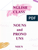 English Nouns and Pronouns Video Presentation