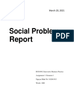 Social Problem Report on Sexual Harassment