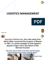 Logistics Management: Course: SLC