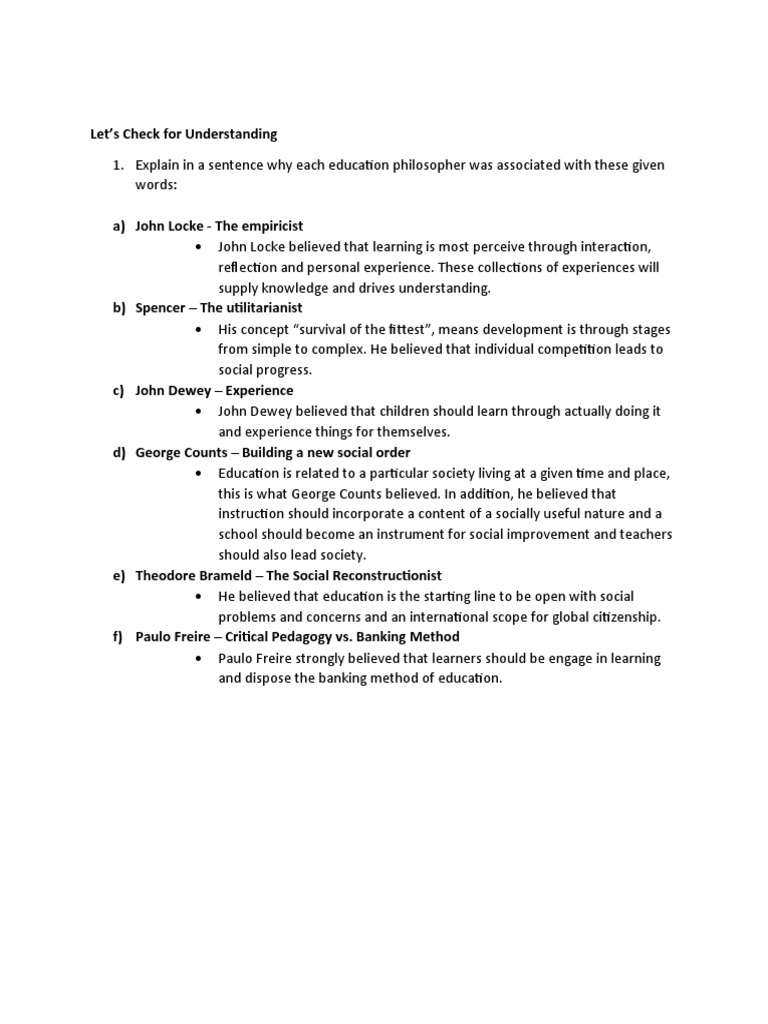 George Counts and Social Reconstructionism | PDF | Pedagogy ...
