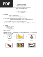 Kindergarten Matatag Lesson Plan | PDF | Curriculum | Teachers