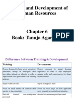 Lecture 8, Chapter 6, T&D of HR