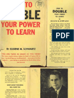 Eugene M. Schwartz - How to Double Your Power to Learn