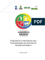 SANEAMENTO BASICO - Prognósticos e Alternativas para A Universalização Dos Serviáos de Saneamento B Sico de Campina Grande