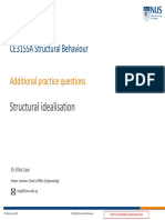 Additional Practice Questions - Structural Idealisation