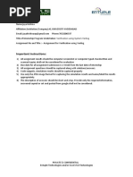 Important Instructions:: Verification Using System Verilog