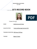 8 Learner - S Record Book + Your Last Name